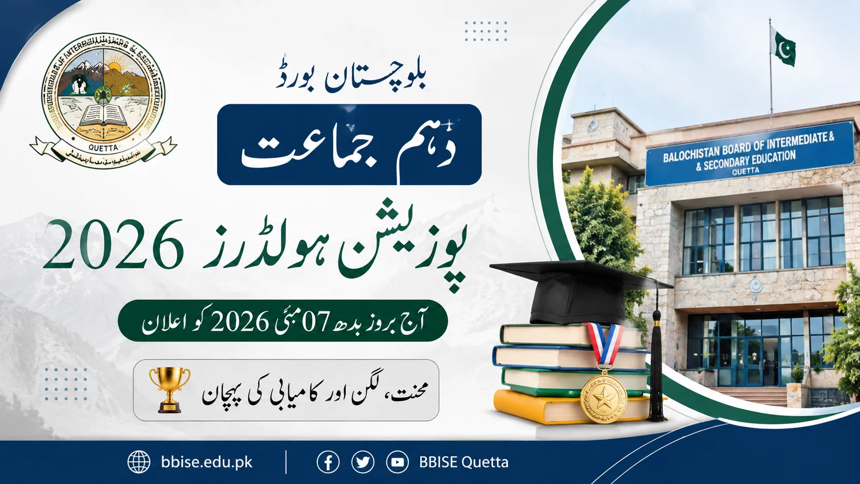 bbise.edu.pk BBISE Hamara Quetta Balochistan Board 10th Class Position Holders Result 2026 Check Topper List