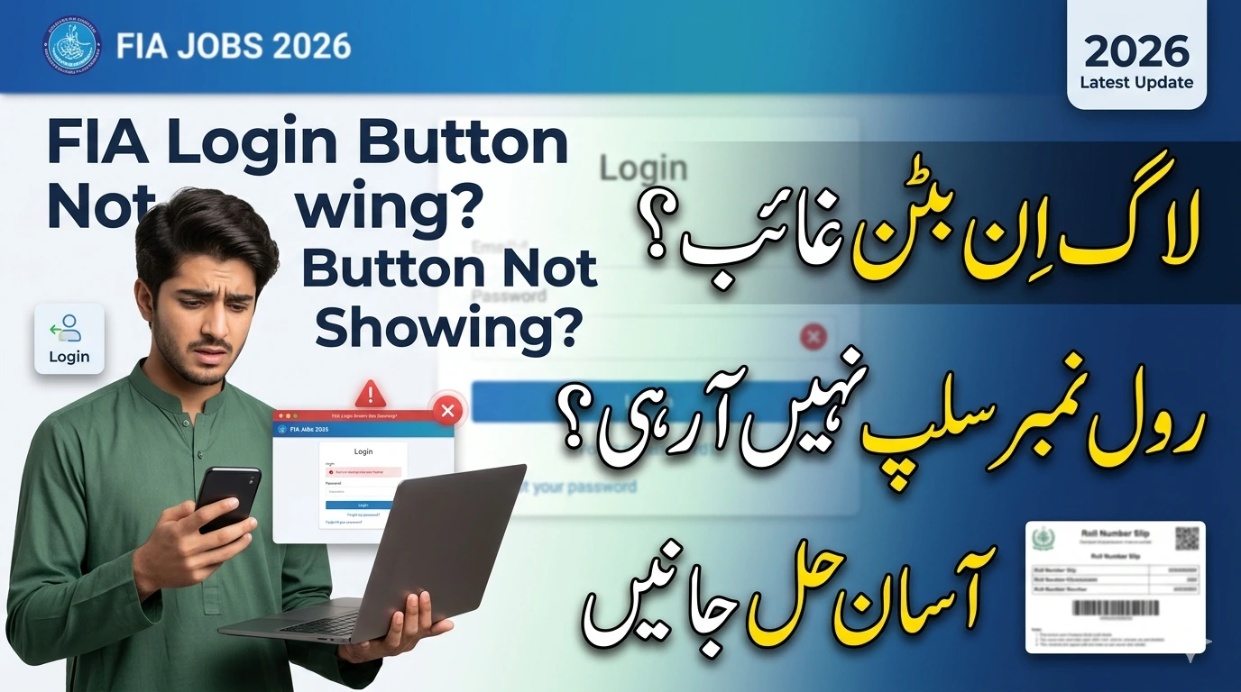 npftas.org.pk FIA Login Button Not Showing – Easy Solution for FIA Applicants 2026